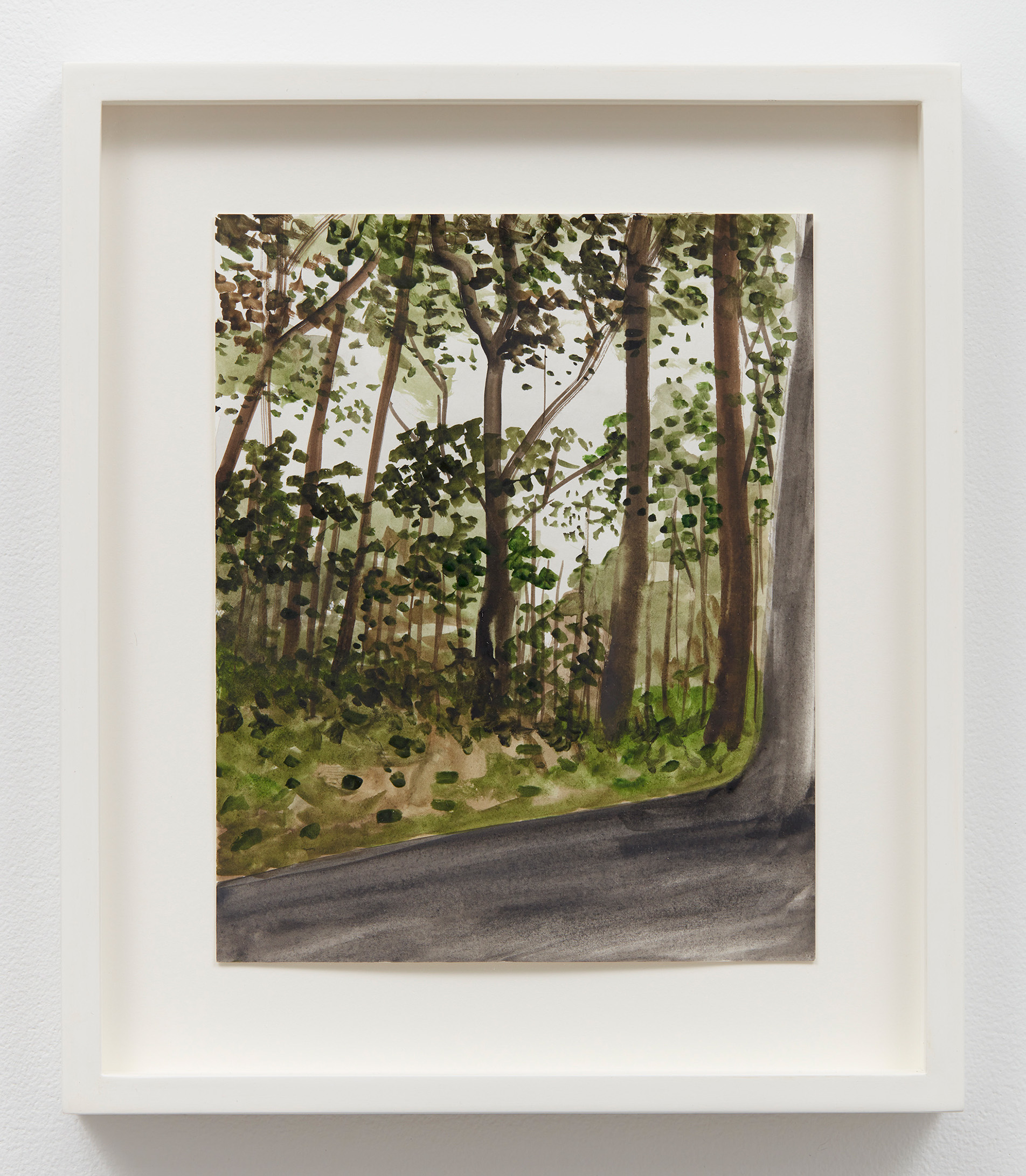 John Hodgkinson, <i>Untitled</i>, 2025. Watercolor on paper, 14 x 12 in (35.56 x 30.48 cm)